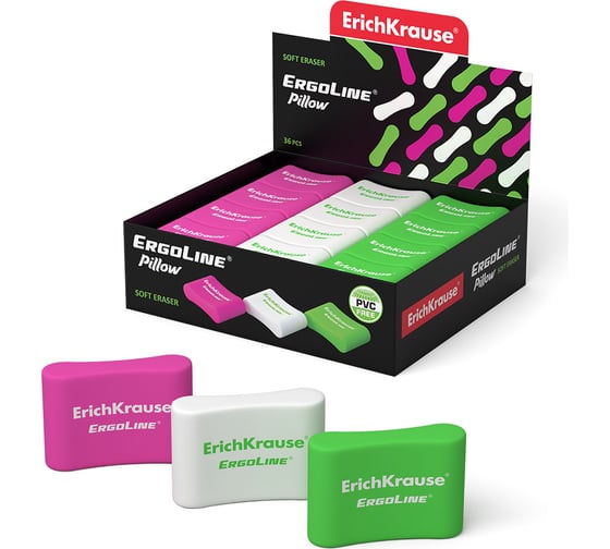 Изображение товара Ластик ErichKrause ErgoLine Pillow 44477