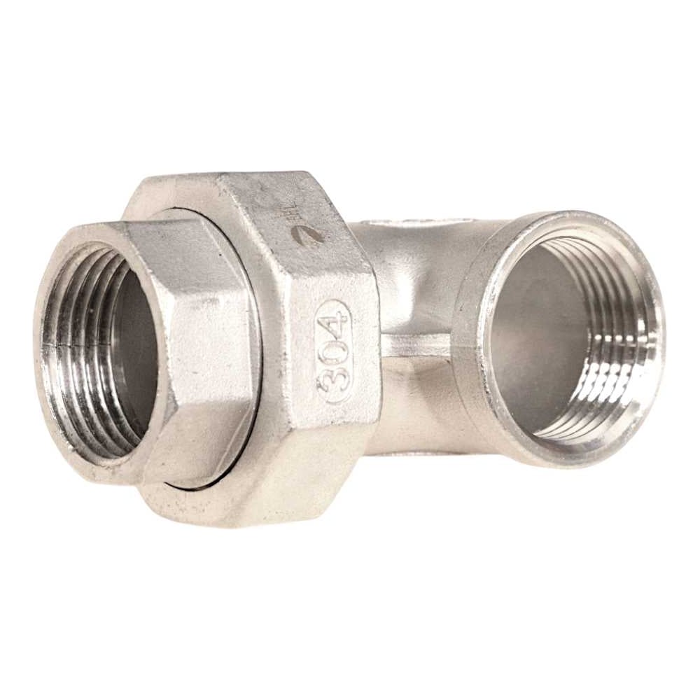 Изображение товара Угловая американка NEWKEY NK-ADY25/4 из нержавеющей стали DN25, 1F-1F, PN16