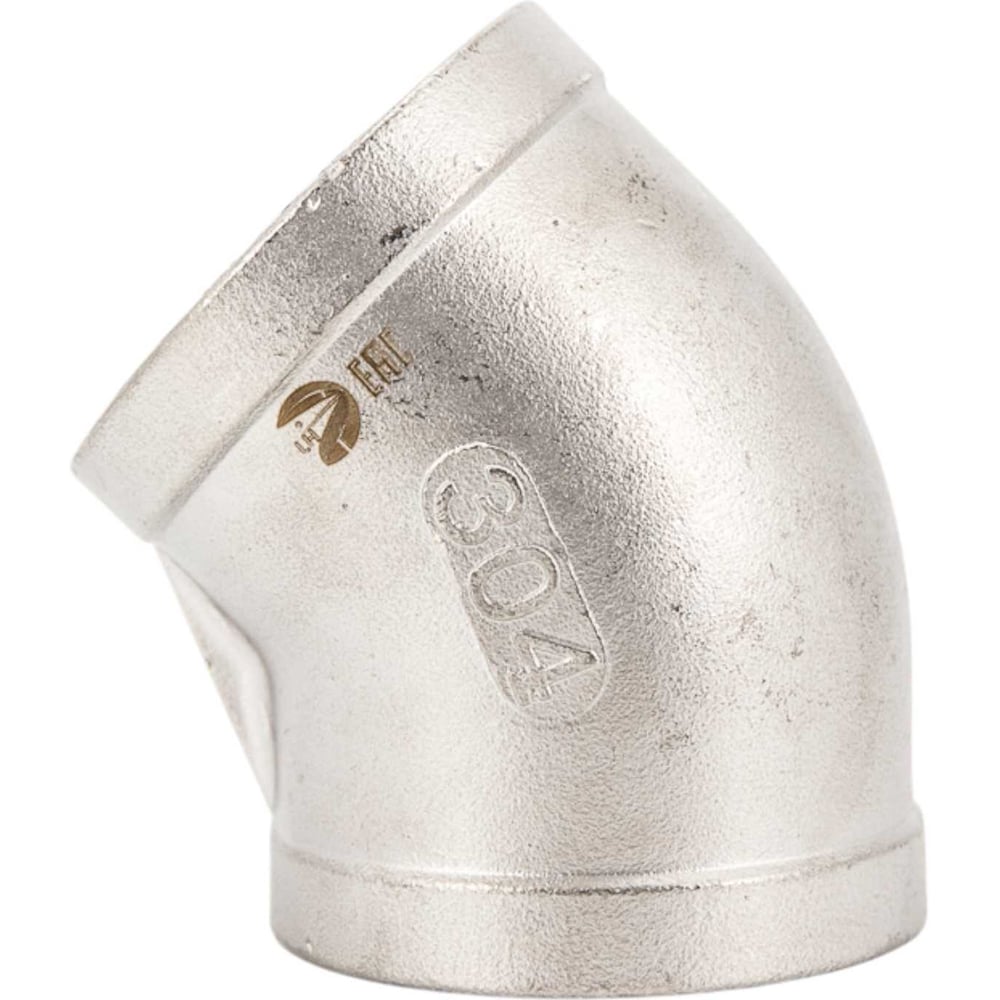 Изображение товара Отвод резьбовой NEWKEY вр/вр 45 из нержавеющей стали AISI304 DN80