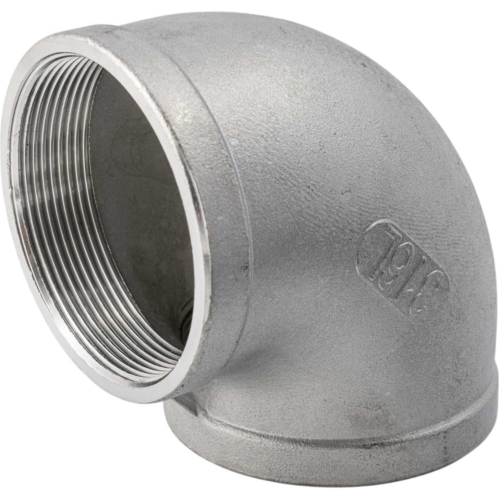 Изображение товара Отвод резьбовой NEWKEY из нержавеющей стали DN65 2 1/2, угольник, PN16