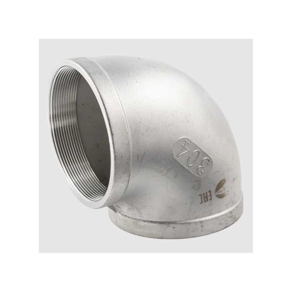 Изображение товара Отвод резьбовой NEWKEY 1 1/2 вр/вр нержавеющая сталь AISI316 DN40