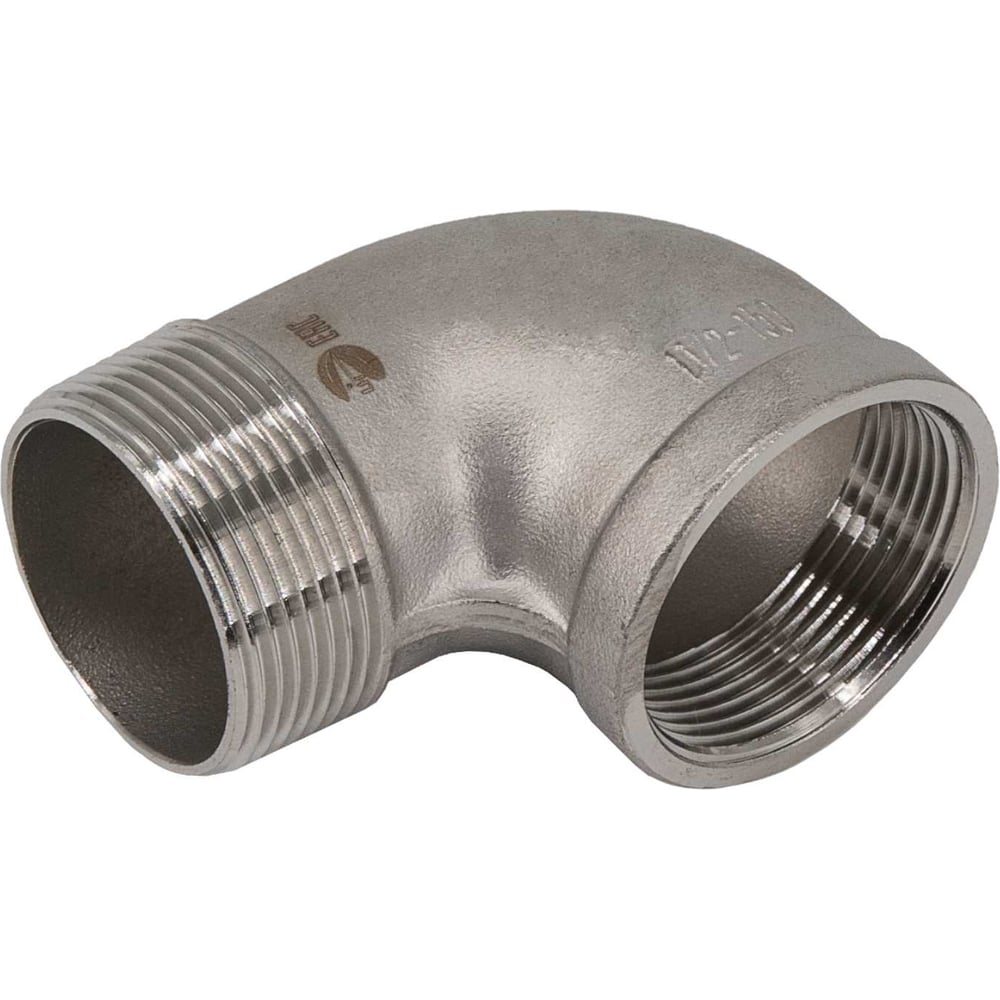 Изображение товара Отвод резьбовой NEWKEY нержавеющая сталь DN40 90 градусов