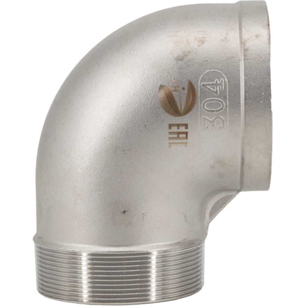 Изображение товара Отвод резьбовой NEWKEY вр/нр, нержавеющая сталь AISI304 DN80 (3), (CF8), PN16 NK-FEDM80/4