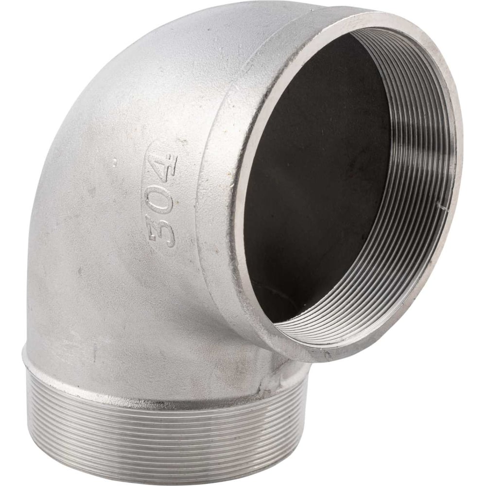 Изображение товара Отвод резьбовой NEWKEY из нержавеющей стали DN 100 4 дюйма 90 градусов PN16