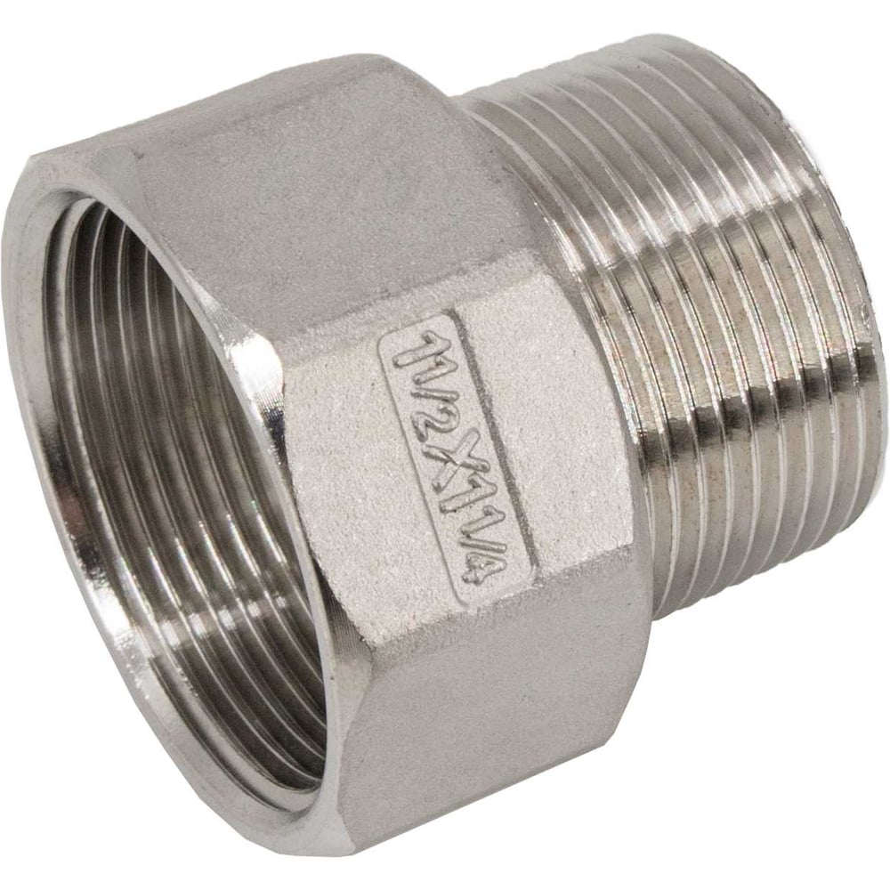 Изображение товара Футорка обратная NEWKEY нержавеющая сталь AISI304 DN40 x DN32 (1_1/2x1_1/4), (CF8), PN16 NK-FHBN40x32/4