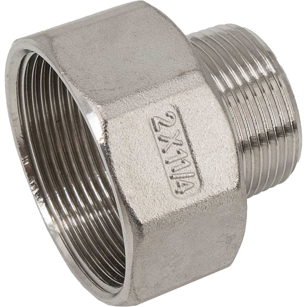 Футорка обратная NEWKEY нержавеющая сталь AISI304 DN50 x DN32 (2' x 1_1/4), (CF8), PN16 NK-FHBN50x32/4