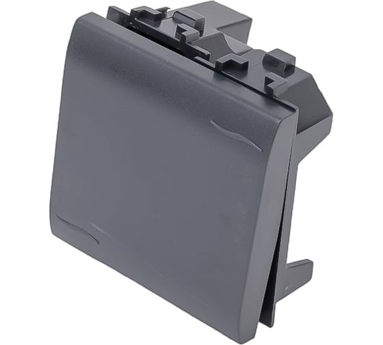 Изображение товара Выключатель DKC черный, 2 модуля, 77002N 24529