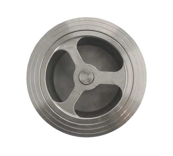 Изображение товара Обратный клапан NEWKEY межфланцевый тарельчатый нержавеющая сталь AISI304 DN65 (2_1/2), (CF8), PN25/PN40 NK-CSP65/4