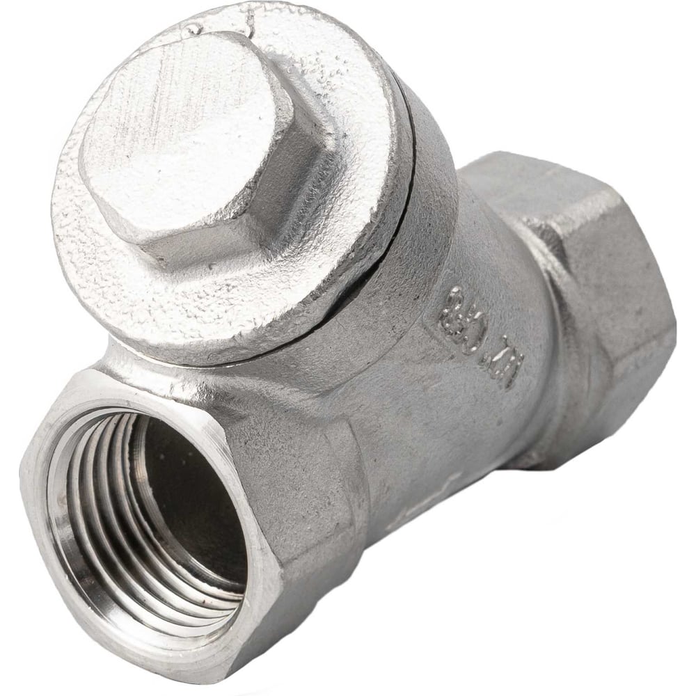 Фильтр муфтовый NEWKEY Y-тип нержавеющая сталь AISI304 DN15 (1/2), (CF8), PN16 NK-YS15/4