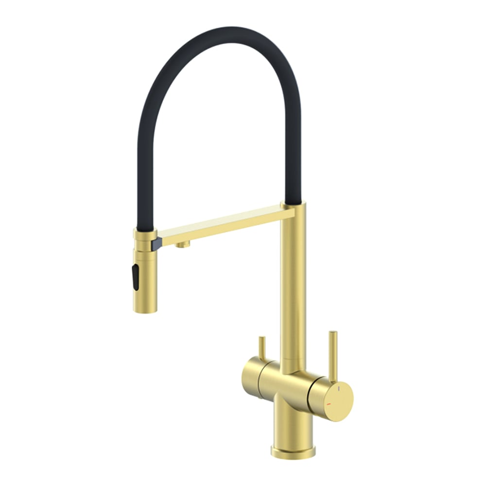 Изображение товара Смеситель для кухни Gerhans с гибким изливом и современным дизайном