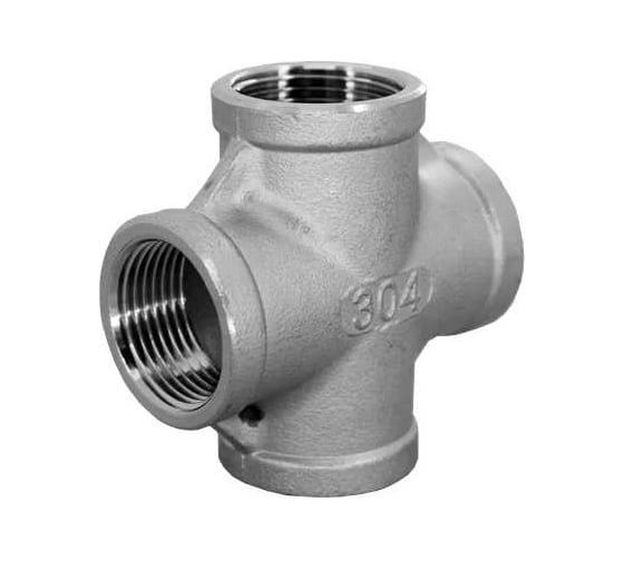 Изображение товара Крестовина NEWKEY нержавеющая сталь AISI304 DN20 (3/4), (CF8), PN16 NK-DCF20/4