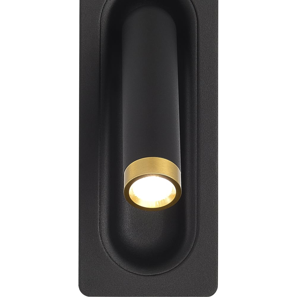 Изображение товара Настенный светильник ST LUCE черный с латунью LED 3W 210 лм IP20