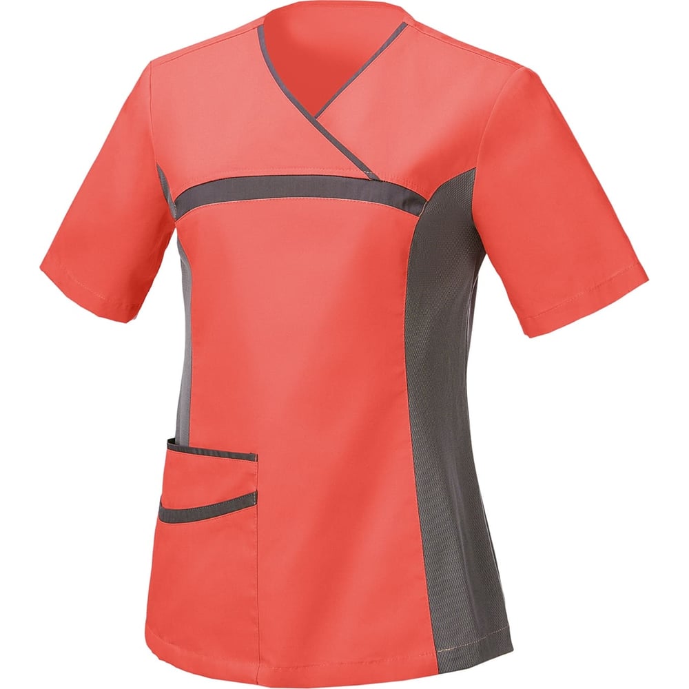 Женская блуза СОЮЗСПЕЦОДЕЖДА, размер 48-50, цвет коралловый/серый 2000000142388 ОРИОН - фото 1