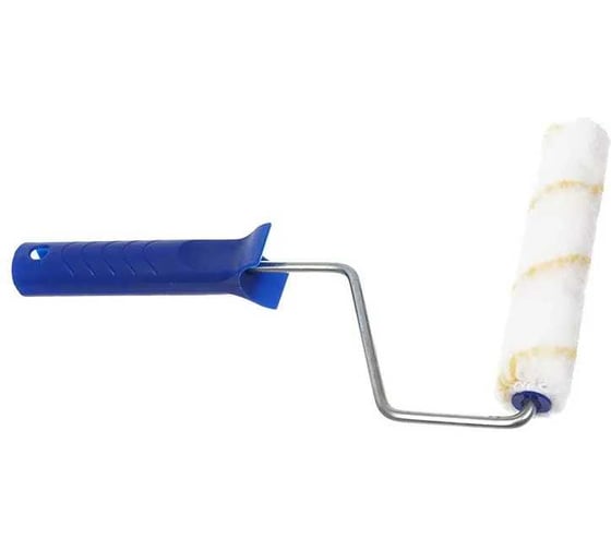 Изображение товара Мини-валик с ручкой Toolberg Классик-Стандарт, интерьер, полиамид 12/150/15мм, D6мм, желт.нить ЛА-00004680