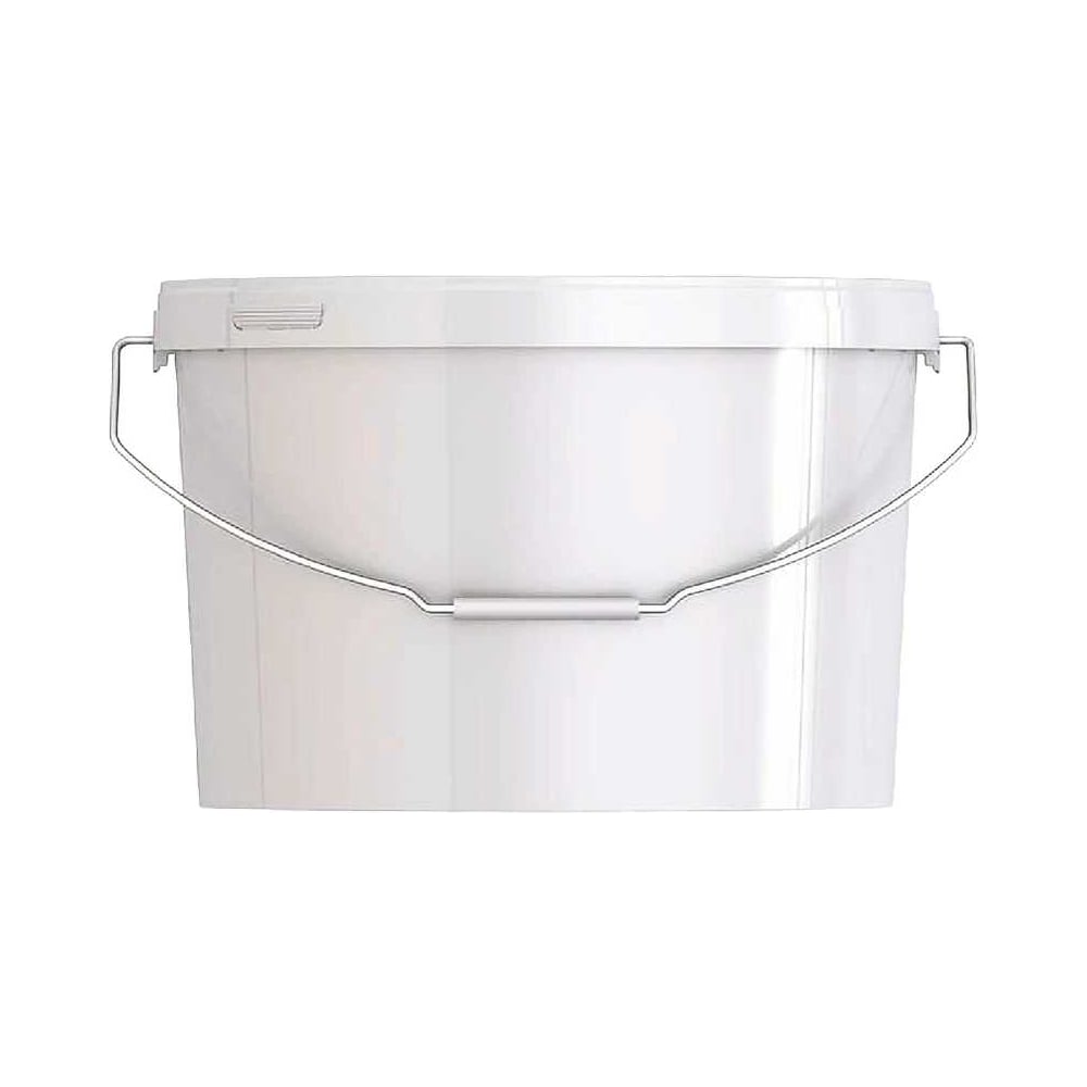 Изображение товара Пластиковое ведро Дигрус 12 литров овальное с крышкой и ручками