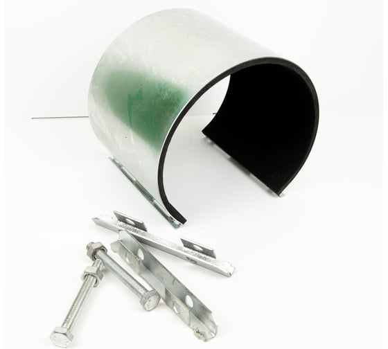 Изображение товара Ремонтный хомут ДТРД оцинк. краб 5" Дн 133-146, шир. 150 17011