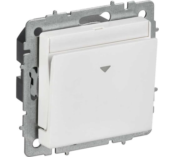 Изображение товара Выключатель карточный IEK BRITE 30А, арктический белый ВС10-1-8-БрАБ BR-V11-0-10-K91