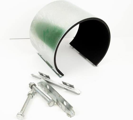 Изображение товара Ремонтный хомут ДТРД оцинк. краб 6" Дн 159-172, шир. 150 17012