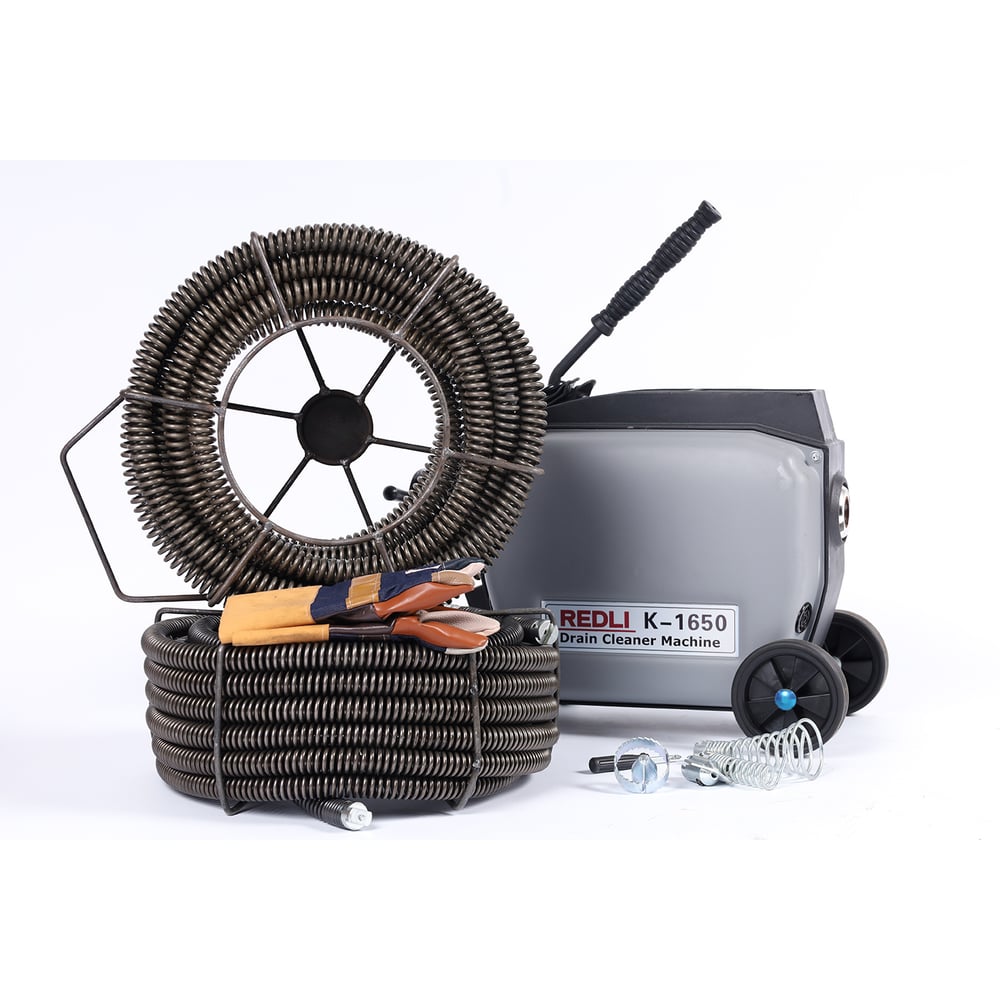 Изображение товара Электрическая прочистная машина REDLI K-1650 для труб до 250 мм