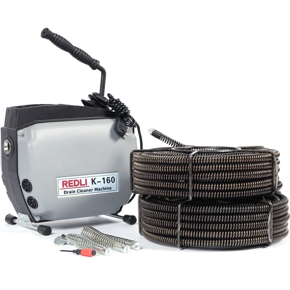 Изображение товара Электрическая прочистная машина REDLI K-160 STD до 160 мм с спиралями 22 мм