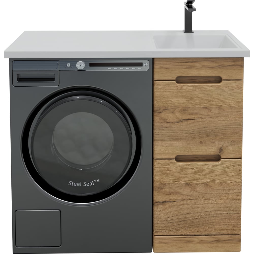 Изображение товара Тумба без раковины RUVANN DUET 40 ванная комната напольная голд крафт современная