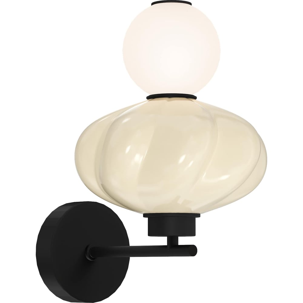 Изображение товара Настенный светильник ST LUCE SL6134.411.01 модерн LED 8W 3000K черный желтый