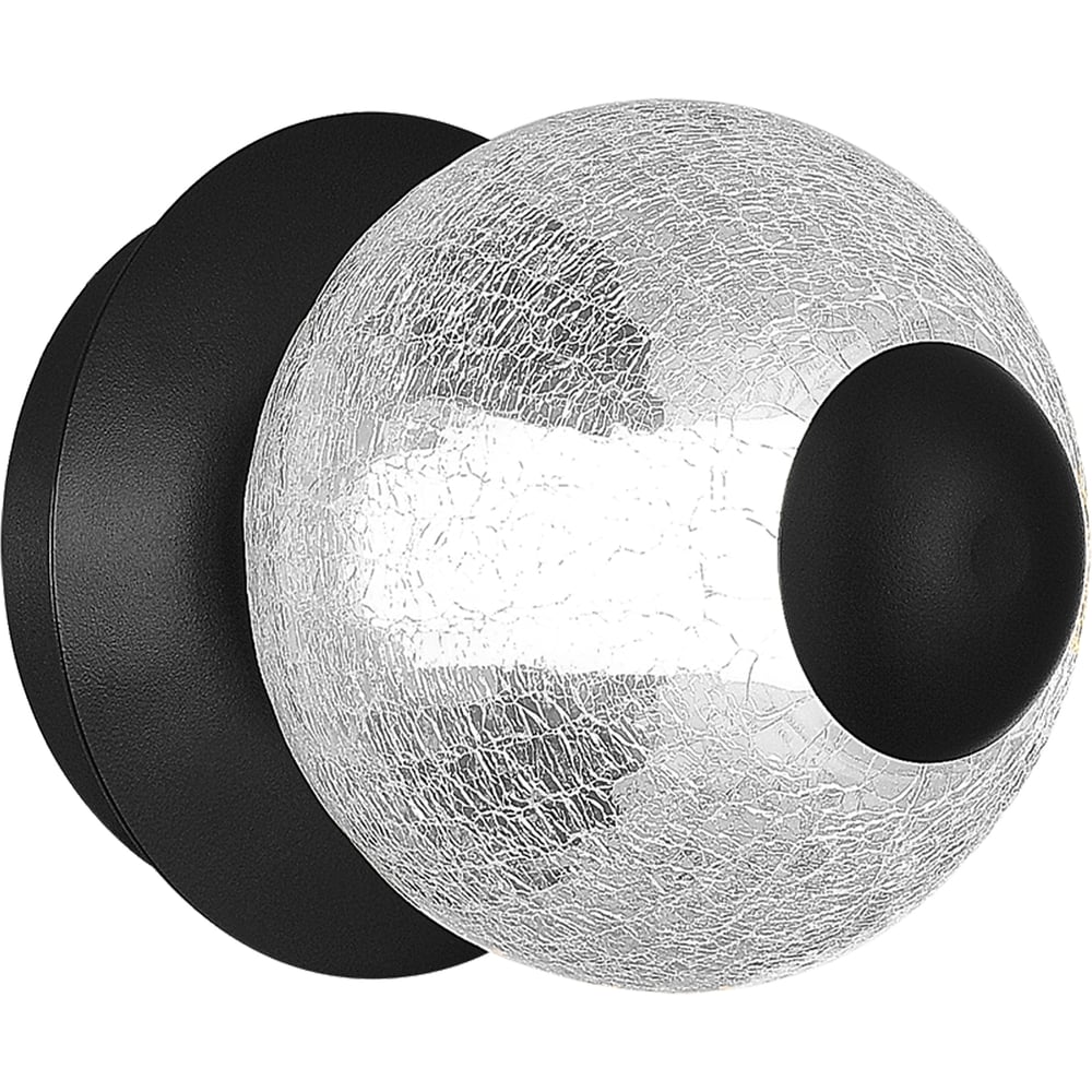 Изображение товара Настенный светильник ST LUCE черный с прозрачным стеклом 8,5 Вт