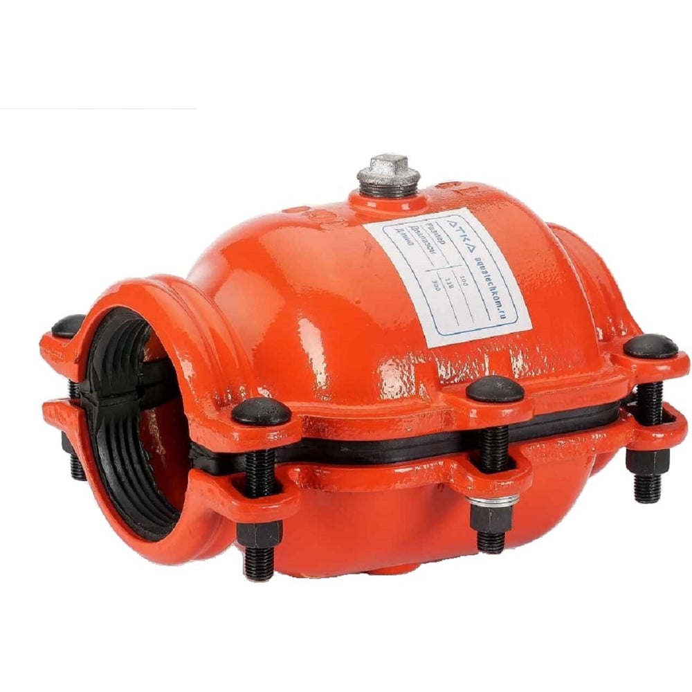 Изображение товара Панцирь раструбных соединений АТКА Ду300 322-326 мм ремонтная муфта для труб