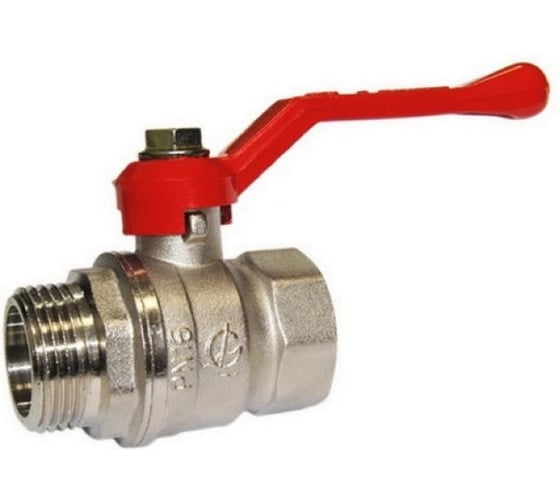 Изображение товара Кран шаровой ГАЛЛОП 1' вн/нар рукоятка 11б27п1 Стандарт 221 никель PN40 542596