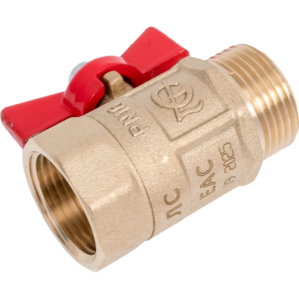 Изображение товара Кран шаровой ГАЛЛОП 3/4'' вн/нар бабочка Практик 131 540543