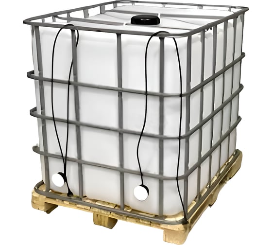 Изображение товара Еврокуб BigTara 1000 л ref чистый пропаренный с подогревом 2 тэна (поддон дерево ref) CN398RR