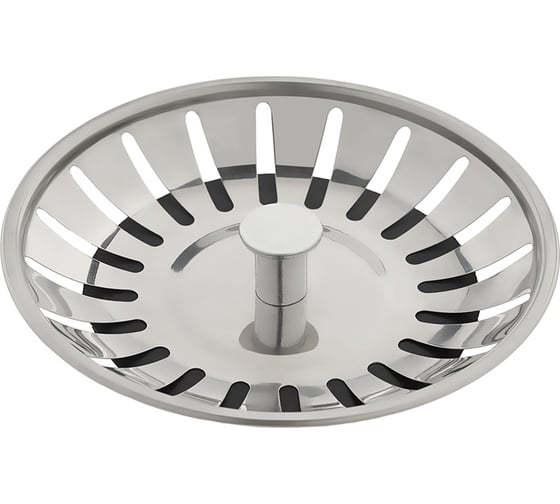 Изображение товара Сеточка-фильтр сменная для кухонной мойки СоюзКран d=77 мм, нержавеющая сталь, хром 565-116