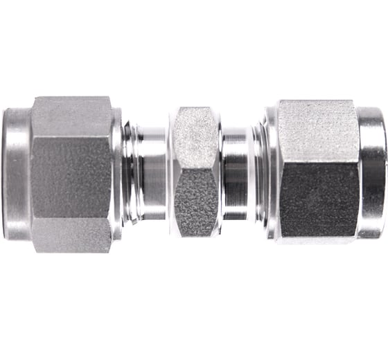 Изображение товара Фитинг прямой обжимной проходной РИЗУР RizurLok-P-OO 8 мм OD 9458100000009