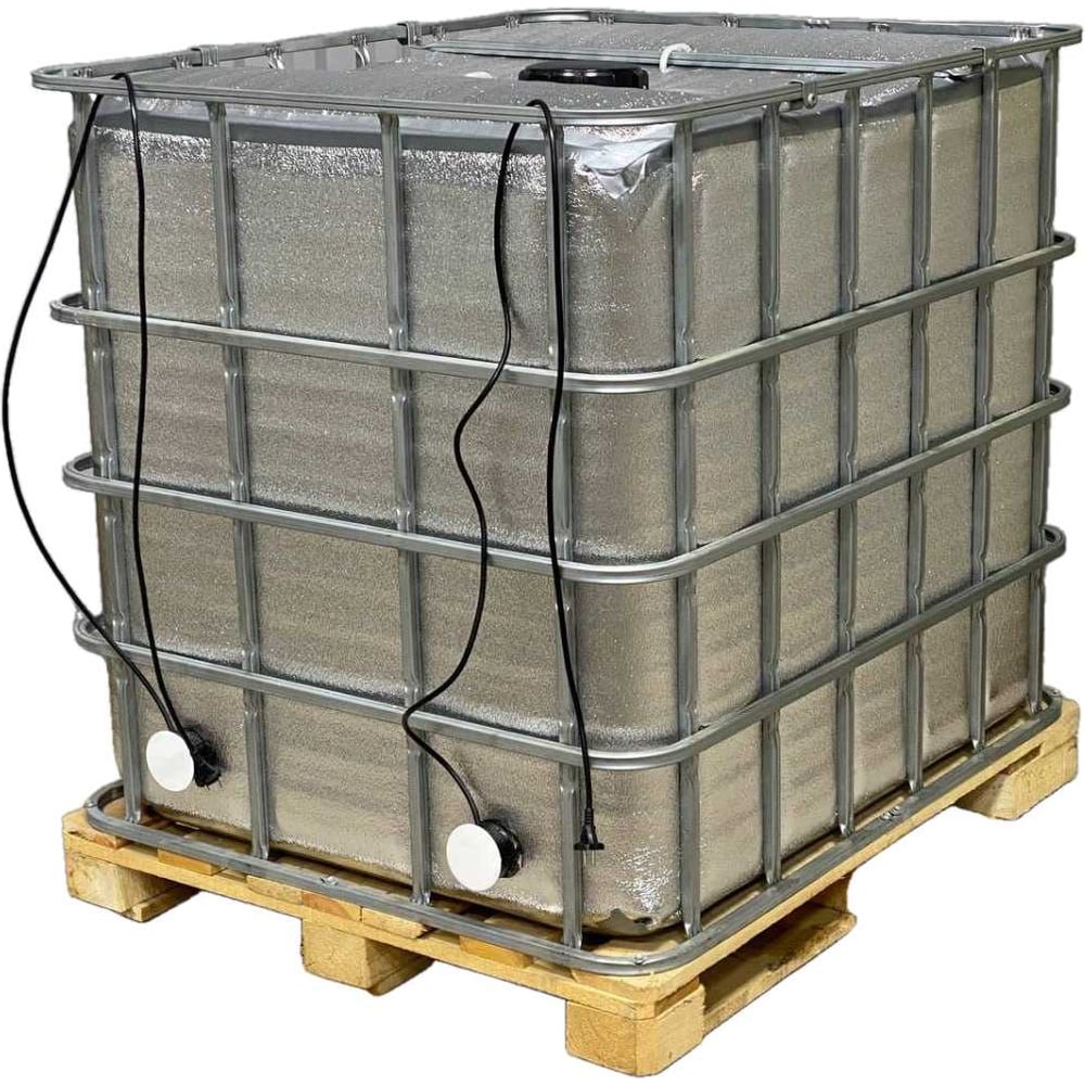 Изображение товара Еврокуб BigTara 1000 л с утеплением, краном и штуцером CN401RR