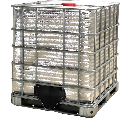 Изображение товара Еврокуб BigTara 1000 л ref чистый пропаренный с подогревом 1 тэн и утеплением (поддон металл/пластик ref) CN399RR