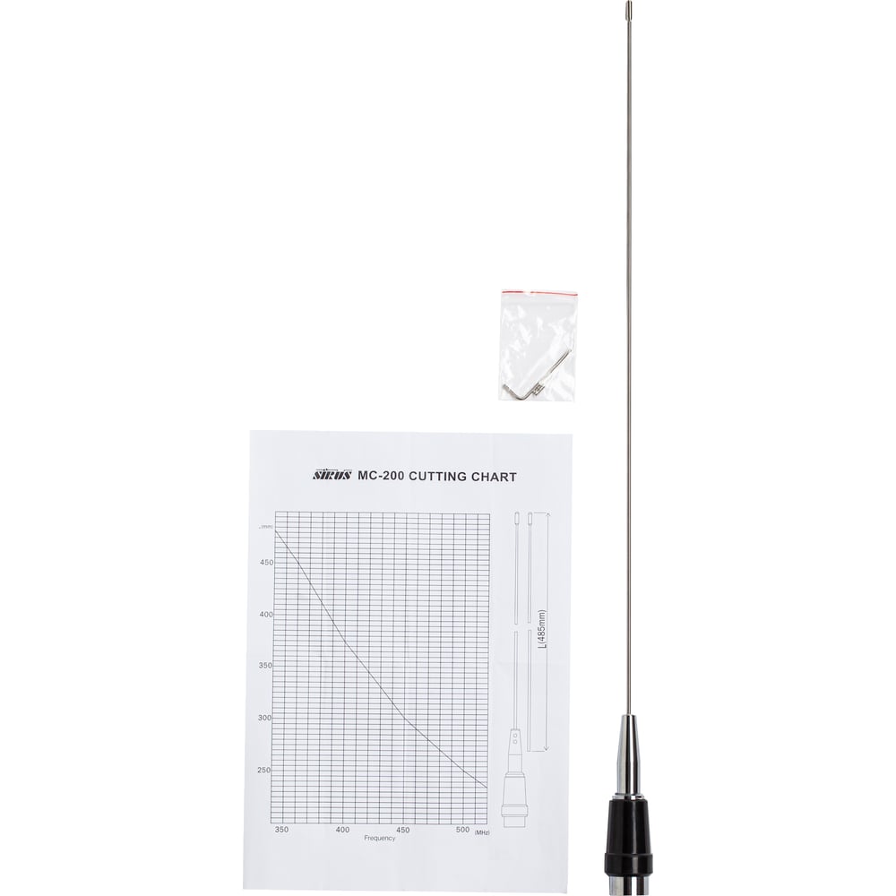 Изображение товара Антенна SIRUS MC-200 (S) диапазон 340-520 МГц мощность 250 Вт