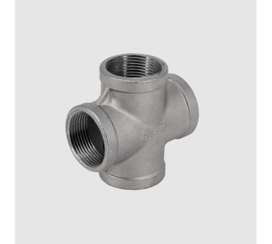 Изображение товара Крестовина NEWKEY нержавеющая сталь AISI304 DN32 (1_1/4), (CF8), PN16 NK-DCF32/4