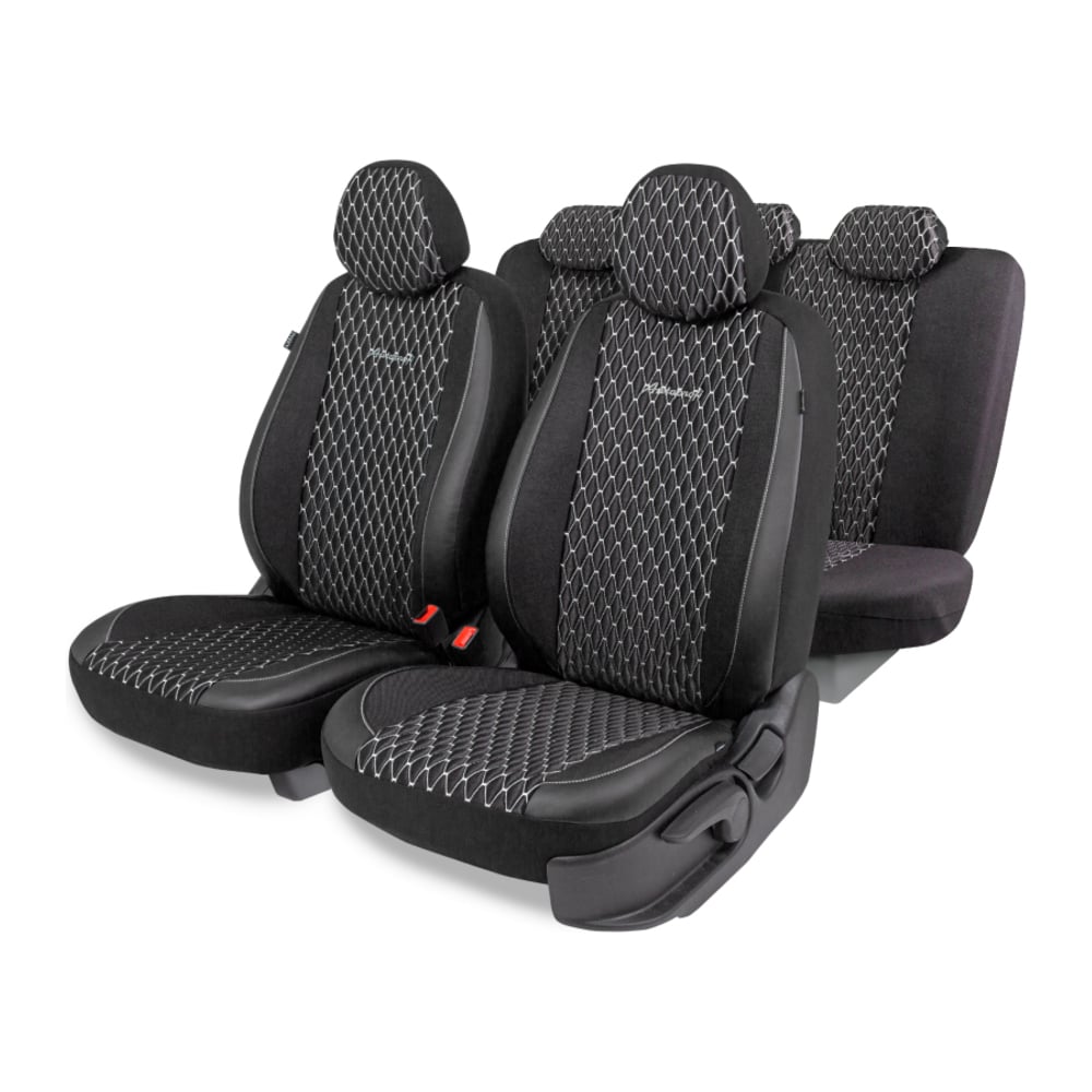 Изображение товара Авточехлы AUTOPROFI Black Ice премиум серия для универсальных авто