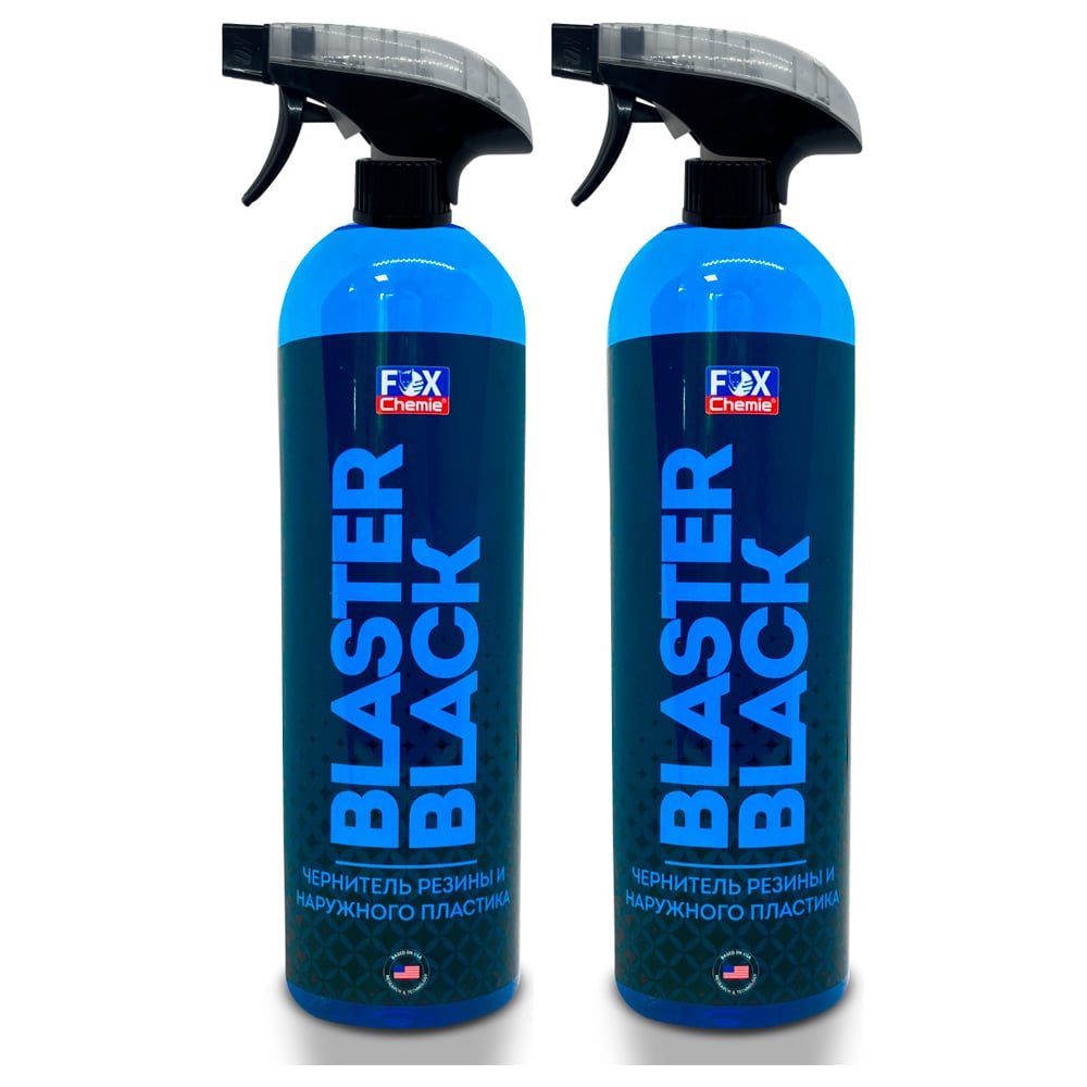 Изображение товара Чернитель шин Fox Chemie BLASTER BLACK 2х500 мл концентрат на водной основе