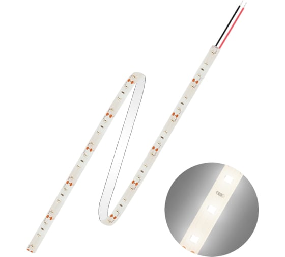 Изображение товара Светодиодная лента FL-LED FL-Strip 2835- S60- NW 12.0W/m 4000K DC-24V IP20 10x5000mm 1250lm/m 613530