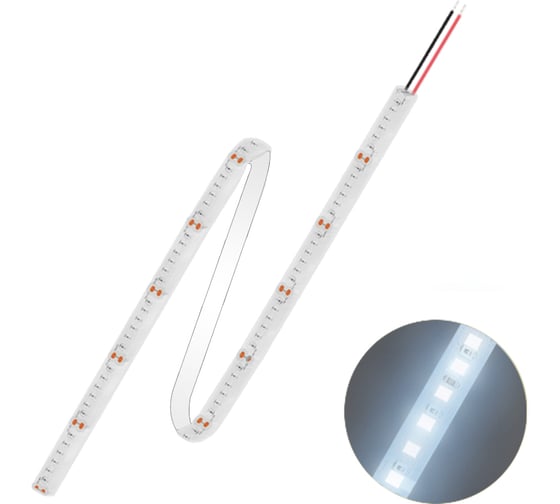 Изображение товара Светодиодная лента FL-LED FL-Strip 2835-SW120- CW 24.0W/m 6500K DC-24V IP65 10x5000mm 2500lm/m 613905