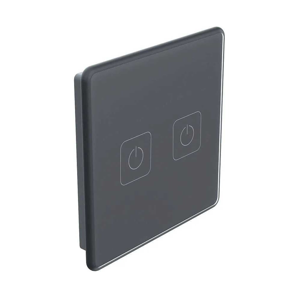 Изображение товара Панель управления двухкнопочная Rubetek PRO антрацит RL-3126/А