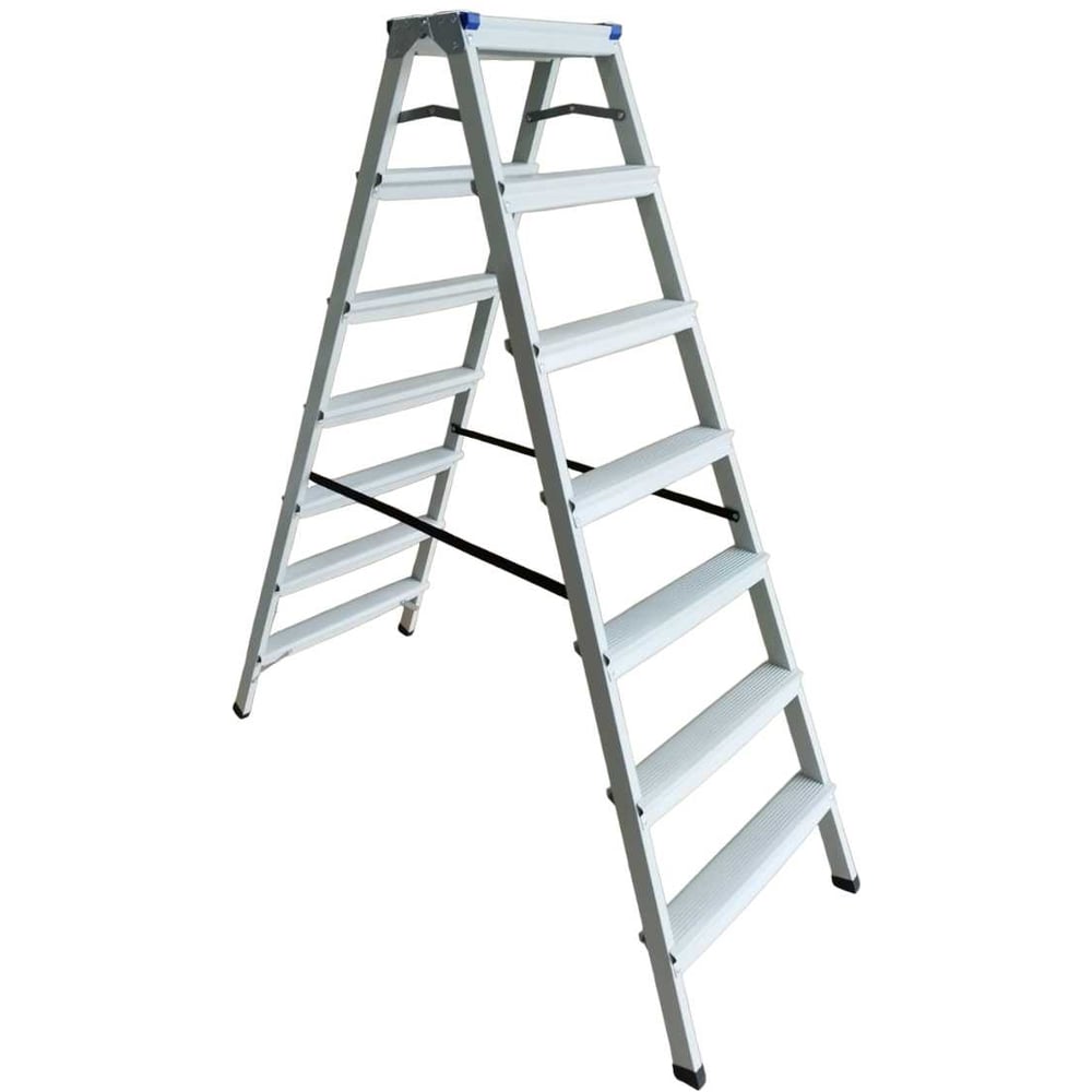Изображение товара Двухсторонняя стремянка LWI 7S, 7 ступеней, стальная, бытовая