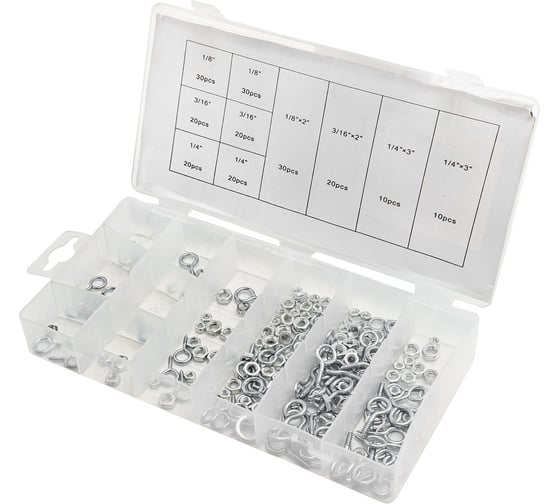 Изображение товара Шурупы с кольцом в комплекте с гайками Forsage 210 пр. 12670 F-837