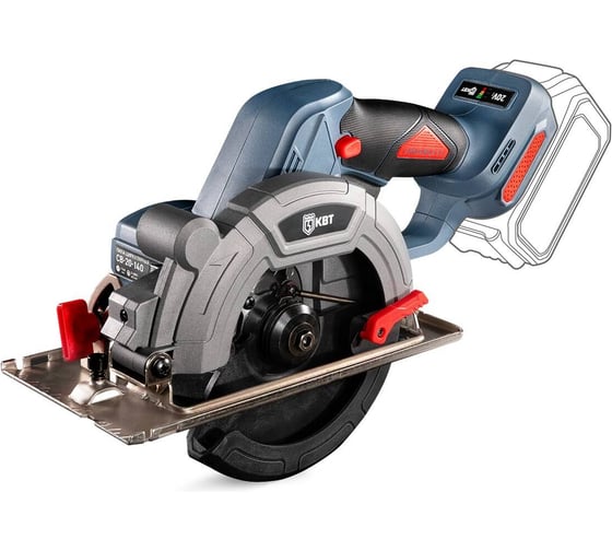 Изображение товара Пила циркулярная аккумуляторная CB-20-140 без АКБ и ЗУ ПРОФИ КВТ 104540