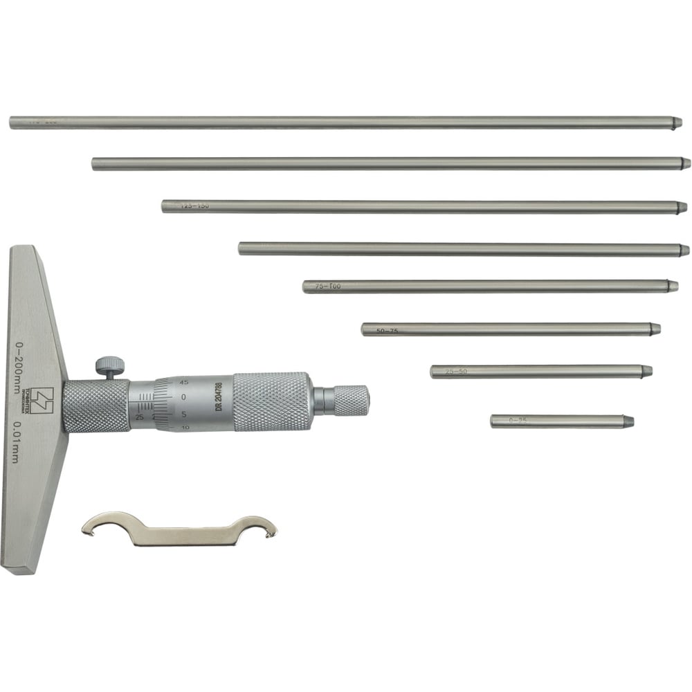 Изображение товара Глубиномер микрометрический ТОЧИНТЕХ ГМ-200-0.01