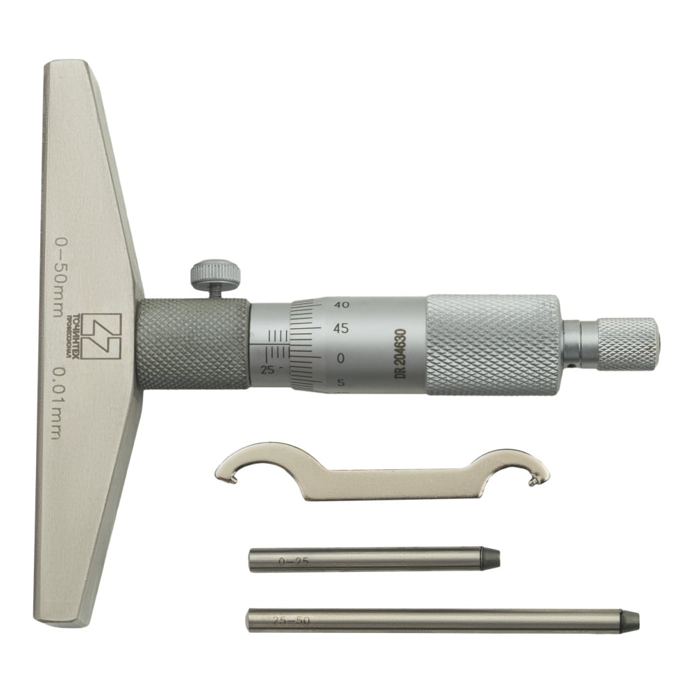 Изображение товара Глубиномер микрометрический ТОЧИНТЕХ ГМ-50-0.01 ГОСТРЕЕСТР для точных замеров