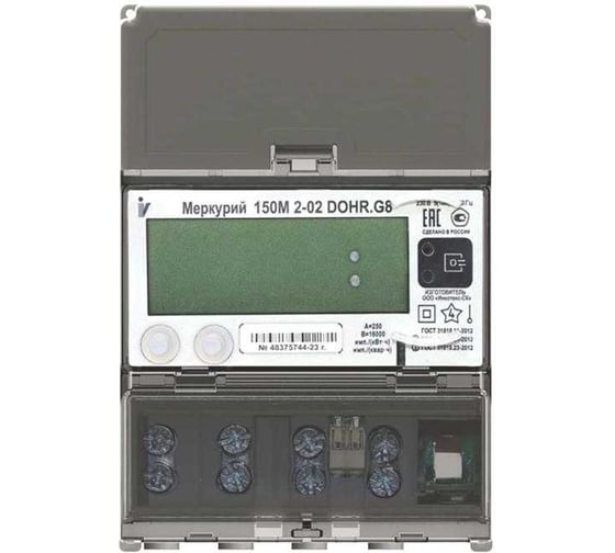 Изображение товара Электросчетчик Инкотекс Меркурий 150 2-02 DOHRG7 М0000072876