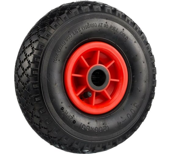 Изображение товара Колесо пневматическое (255 мм; 136 кг; под ось 20 мм) СТЕЛЛА-ТЕХНИК 1120-255-1