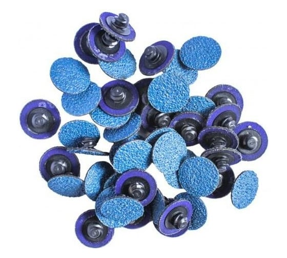 Изображение товара Круг абразивный шлифовальный (50 шт; 25 мм; 80; синий) Forsage 48968 F-BD180Z